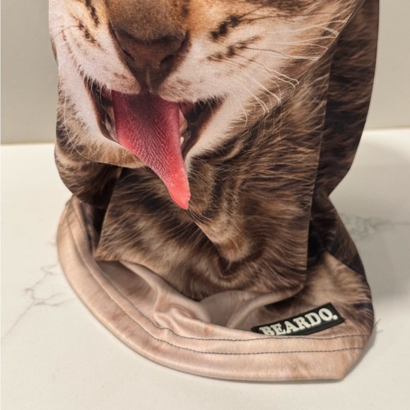 Beardo Unisex Realistic Cat Ski Mask - Picture 3 of 7